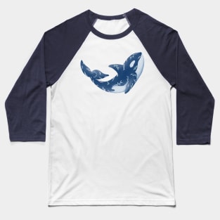 Free Whale Baseball T-Shirt